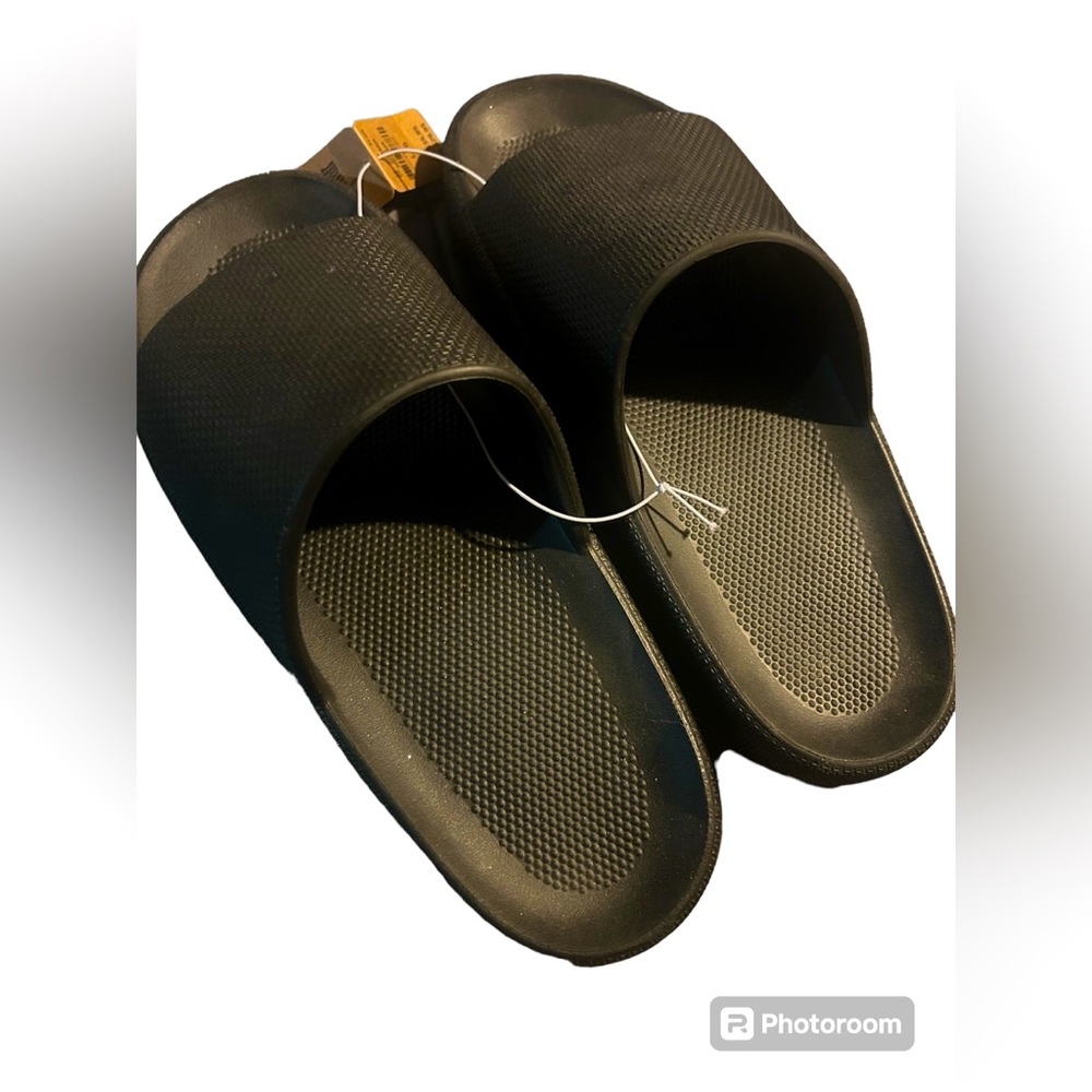 NWT Victoria’s Secret PINK slides black sz LG